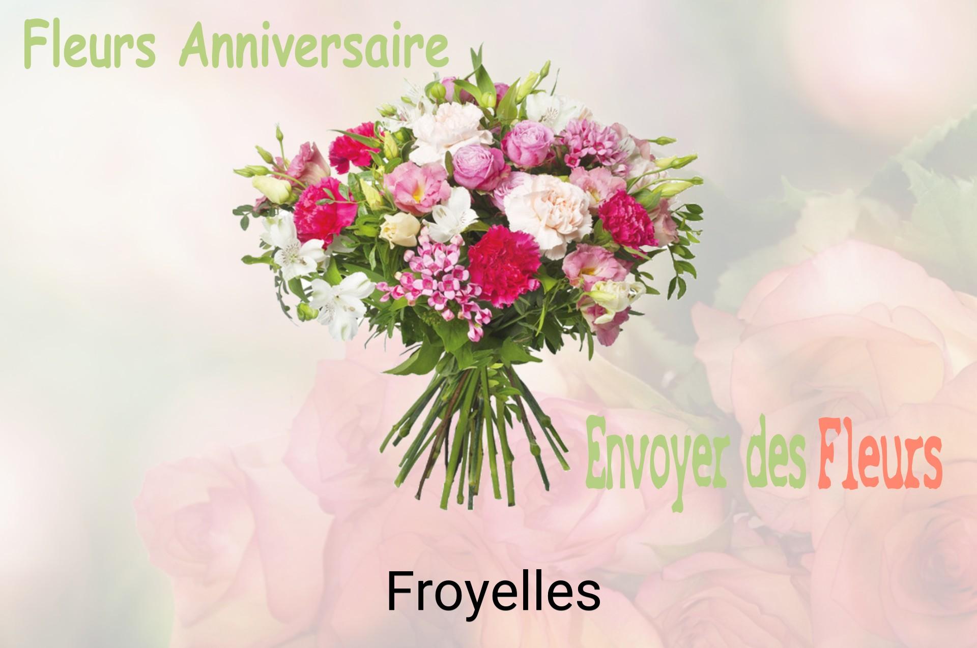 Bouquet de fleurs d’anniversaire livré à Froyelles