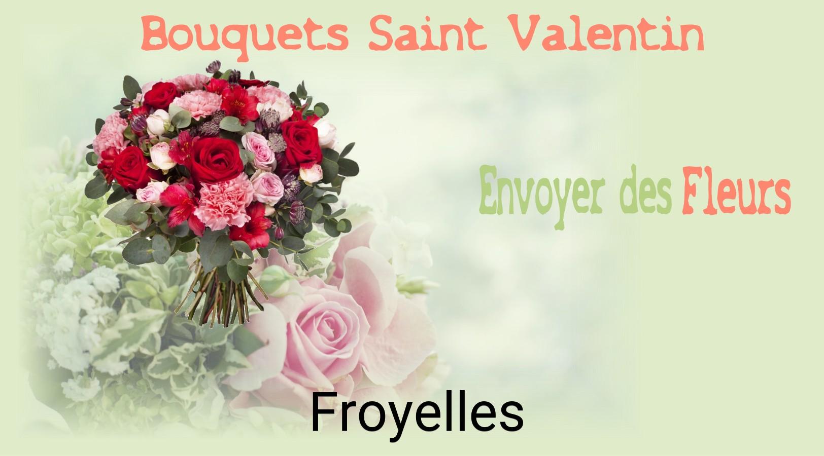 Roses de Saint-Valentin livrées à Froyelles